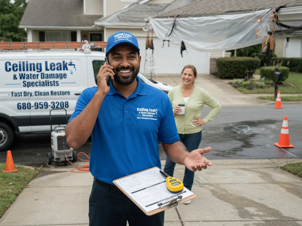 Ceiling Leak Cleanup West Burlington, IA FAQs